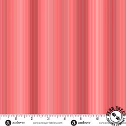Andover Fabrics High Tide Pin Stripe Red