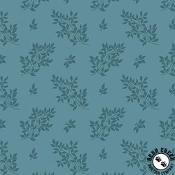 Andover Fabrics Moody Hues Leafy Peacock