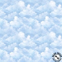 QT Fabrics Bearsville Clouds Blue QT Fabrics Bearsville Clouds Blue