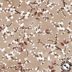 P&B Textiles Le Jardin Blooming Branches Neutral/Tan