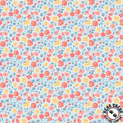 Maywood Studio Franny's Flowers Small Floral Blue