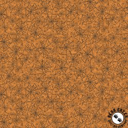 P&B Textiles Hocus Pocus Allover Webs Orange P&B Textiles Hocus Pocus Allover Webs Orange