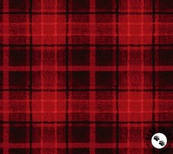 Maywood Studio Holly Jolly Flannel Big Plaid Red