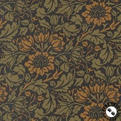 Moda Morris Muse Flowering Scroll Ebony Moda Morris Muse Flowering Scroll Ebony