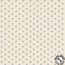 Marcus Fabrics Pint Sized Neutrals Swirling Notes Blue