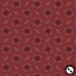 Andover Fabrics Bridgeport Quatrefoil Red