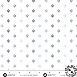 Andover Fabrics Tradition Star Clusters Blue