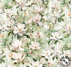 Hoffman Fabrics Forest Fawn Floral Sprout