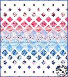 Wishwell Wild Blue Double Diamond Fade Free Quilt Pattern Wishwell Wild Blue Double Diamond Fade Free Quilt Pattern