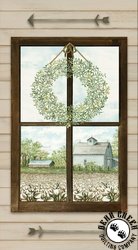 P&B Textiles Farm View Window Panel Multi P&B Textiles Farm View Window Panel Multi
