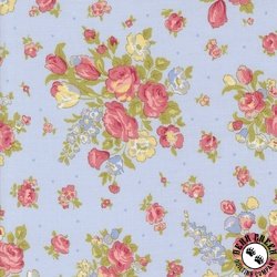 Moda Memory Lane Main Floral Sky