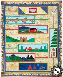 Row by Row On The Go - On The Road Again Free Quilt Pattern by Timeless Treasures