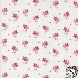 Moda A Very Sweet Christmas Poinsettias Snow Moda A Very Sweet Christmas Poinsettias Snow