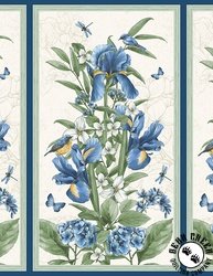 Wilmington Prints Among The Irises Panel