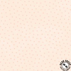 Maywood Studio Little Lambies Woolies Flannel Polka Dots Light Peach