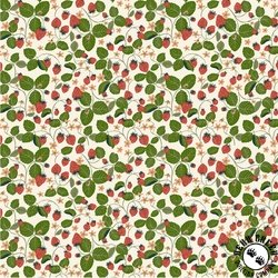 Windham Fabrics Under the Canopy Strawberry Fields Ivory Windham Fabrics Under the Canopy Strawberry Fields Ivory
