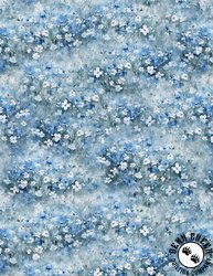 Wilmington Prints Blue Harmony Floral Field Blue Wilmington Prints Blue Harmony Floral Field Blue