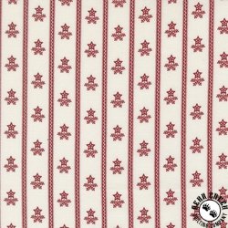 Moda American Gatherings III Stripe Bouquet Cloud/Crimson Moda American Gatherings III Stripe Bouquet Cloud/Crimson