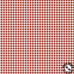 Andover Fabrics Cozy House Petite Gingham Garnet