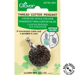 Clover Thread Cutter Pendant - ANTIQUE SILVER Clover Thread Cutter Pendant - ANTIQUE SILVER