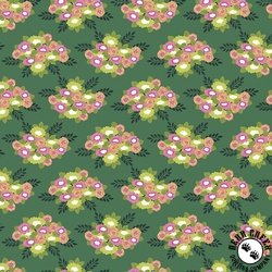 Riley Blake Designs Morning Meadow Bouquets Green Riley Blake Designs Morning Meadow Bouquets Green