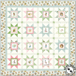 Peter Rabbit and Friends Fussy Cut Stars Free Quilt Pattern