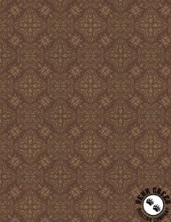 Wilmington Prints Floralscape Fancy Grid Brown Wilmington Prints Floralscape Fancy Grid Brown