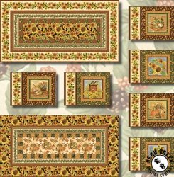 Harvest Botanical Free Table Set Pattern by Henry Glass Harvest Botanical Free Table Set Pattern by Henry Glass