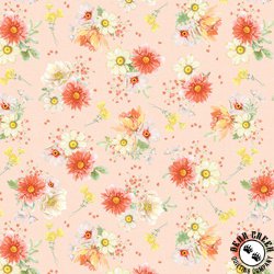 Windham Fabrics Afternoon in the Garden Fresh Cut Blush Windham Fabrics Afternoon in the Garden Fresh Cut Blush