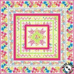 Bloom True Pink Free Quilt Pattern