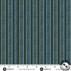 Andover Fabrics Carolina Striped Side Blue