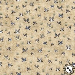 QT Fabrics Forest, Field and Stream Ducks Tan QT Fabrics Forest, Field and Stream Ducks Tan