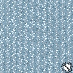 Riley Blake Designs Daybreak on the Prairie Silhouette Floral Blue Riley Blake Designs Daybreak on the Prairie Silhouette Floral Blue