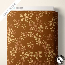 Cloud9 Fabrics Eventide 108 Inch Wide Backing Fabric Wildflower Cinnamon Cloud9 Fabrics Eventide 108 Inch Wide Backing Fabric Wildflower Cinnamon