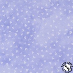Moda Delphinium Light Hearts Lilac Moda Delphinium Light Hearts Lilac
