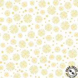 Maywood Studio Kimberbell Celebration Sparklers White/Gold