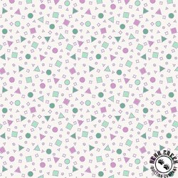 Maywood Studio Dilly Dally Shapes Purple/Green Maywood Studio Dilly Dally Shapes Purple/Green