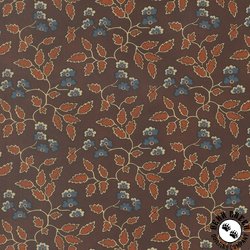 Moda Pamelia's Path Prairie Flowers Dark Chocolate Moda Pamelia's Path Prairie Flowers Dark Chocolate