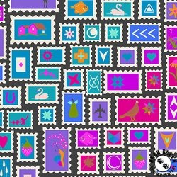 Andover Fabrics Color Wheel Collector Night