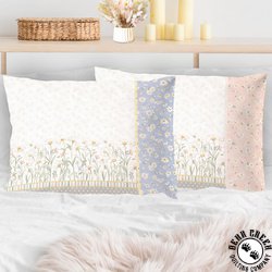 Daisy Field - Easy Pillowcase Free Pattern