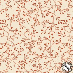Benartex Wishflower Tallium Tangle Orange Benartex Wishflower Tallium Tangle Orange