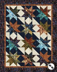 Artisan Batiks Wildlife Sanctuary Mirrored Stars Free Quilt Pattern