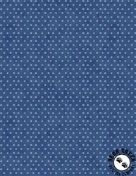 Wilmington Prints Blue Harmony Dot Dark Blue