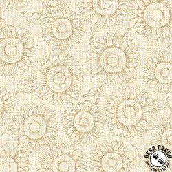Michael Miller Fabrics Garden Variety Sunflower Texture Cream