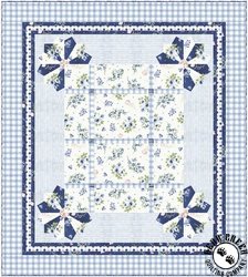 Indigo Petals Free Quilt Pattern Indigo Petals Free Quilt Pattern