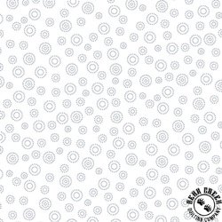 Henry Glass Quilters Flour VI Dots in Dots White on White Henry Glass Quilters Flour VI Dots in Dots White on White