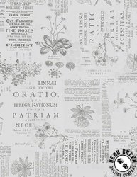 Wilmington Prints Garden Grace Floral Monograph Gray Wilmington Prints Garden Grace Floral Monograph Gray