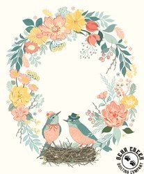 Riley Blake Designs New Beginnings Panel Riley Blake Designs New Beginnings Panel