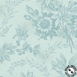 Andover Fabrics Sewing Bird Embroidery Sky