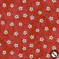 Henry Glass Pocketful of Posies Tossed Red Henry Glass Pocketful of Posies Tossed Red